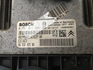 Σετ εγκεφάλου Ecu για Citroen -Peugeot diesel μηχανή 8HX-thumb-1