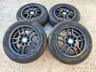 Zαντες 14αρες (4x98-4x108)Compomotive με λαστιχα 185/60/14 με λαστιχα του 2023