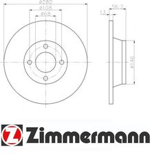 Δισκόπλακα εμπρόσθια 280x13 (ΚΑΙΝΟΥΡΓΙΑ) ,AUDI ,AUDI 90  1992-1996 