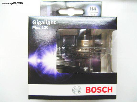 Bosch H4 Gigalight Plus + 120 P43t 12V 60/55W 