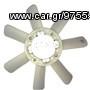 Φτερωτή TOYOTA HILUX LN56/65 '84-'85, HIACE '84-'85, LANDCRUISER 70 '84-'85 360mm (7 ΦΥΛΛΑ), 12.04.2400, 12042400, 1636154010, 16361-54010