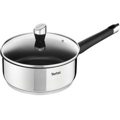 TEFAL EMOTION INOX ΒΑΘΥ ΤΗΓΑΝΙ 26εκ ΜΕ ΚΑΠΑΚΙ IND E82433 (ΕΩΣ 6 ΑΤΟΚΕΣ ή 60 ΔΟΣΕΙΣ)