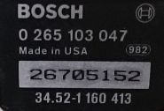ΕΓΚΕΦΑΛΟΣ ABS/ESP BMW 525 E34 - 0265103047 (BOSCH) #ΔΕΙΤΕ ΜΕΓΑΛΕΣ ΦΩΤΟΓΡΑΦΙΕΣ#
