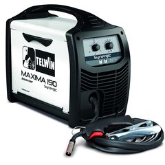 Ηλεκτροκόλληση Inverter σύρματος 170Α MIG-MAG/FLUX MAXIMA 190  Synergic TELWIN 816086 (ΕΩΣ 6 ΑΤΟΚΕΣ ή 60 ΔΟΣΕΙΣ)