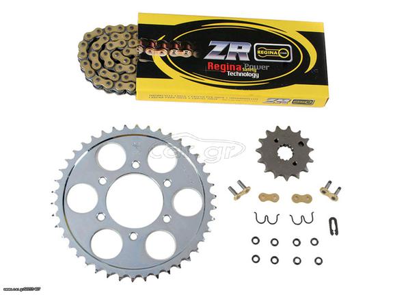 ΑΛΥΣΙΔΑ ΓΡΑΝΑΖΙΑ ΣΕΤ KAWASAKI ZX-6R 1998-2002 REGINA ΧΡΥΣΗ