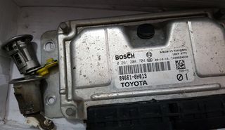 Σέτ εγκέφαλς με κλειδιά από Toyota-aygo1kr-2009 Αυτόματο....