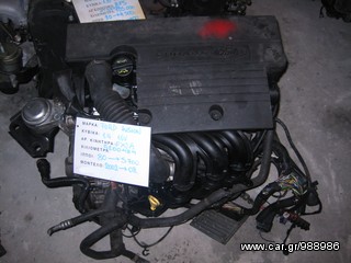 ΚΙΝΗΤΗΡΑΣ FORD FUSION/FOCUS/FIESTA 1400CC, 16V, 80PS FXJA, MOD 2002-2011