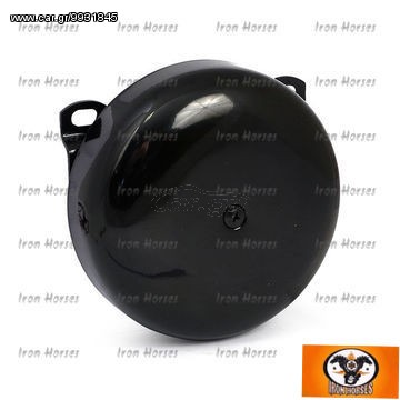 7" ROUND AIRCLEANER Black