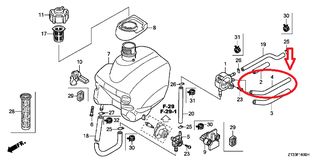 ΣΩΛΗΝΑΚΙ ΥΠΟΠΙΕΣΗΣ ΒΕΝΖΙΝΗΣ EU10i  www.mpatis-honda.gr-thumb-2