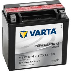 ΜΠΑΤΑΡΙΑ ΜΟΤΟ VARTA YΤX14-BS POWERSPORTS AGM 12Αh 12V eautoshop.gr παραδοση 4 ευρω