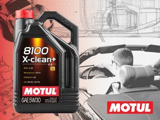 Motul 8100 X-clean+ 5W-30 100% Συνθετικό 5L Δωρεάν Αποστολή-thumb-2