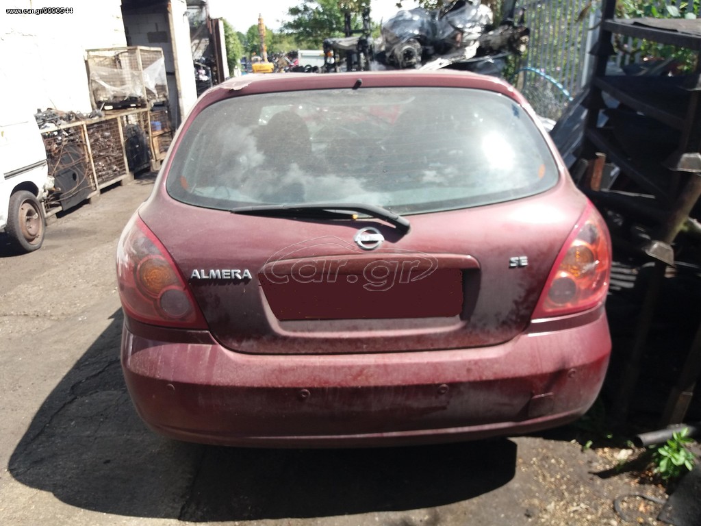 NISSAN ALMERA N16 1498CC 5 DOORS QG15 ΠΩΛΟΥΝΤΑΙ ΑΝΤΑΛΛΑΚΤΙΚΑ ΜΗΧΑΝΙΚΑ ΚΑΙ ΦΑΝΟΠΟΙΕΙΑΣ