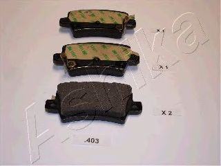 Σετ τακάκια, δισκόφρενα πισω HONDA CIVIC 2006-2015