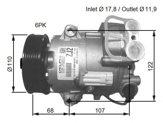 KOMPRESER A/C ASTRA J -thumb-1