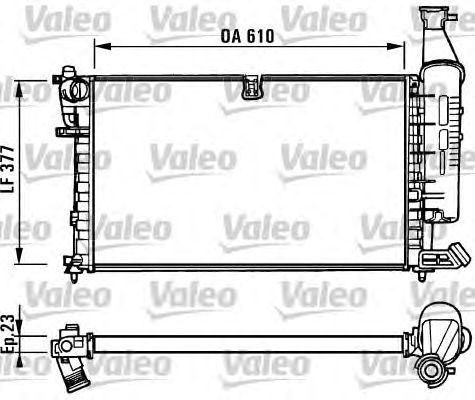 ΨΥΓΕΙΟ ΝΕΡΟΥ | PEUGEOT PARTNER 96'-> | VALEO 731296