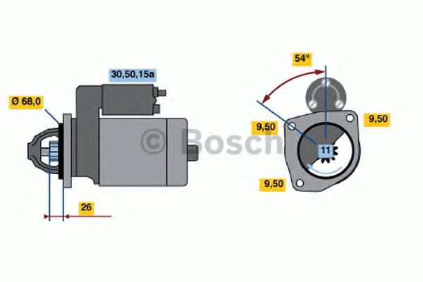 Μίζα ALFA ROMEO, FIAT & LANCIA  0986014570, 0001108025, 1457, 63221639, 63223432, 7451569, 7588942, LRS02138, LRS2138-thumb-1