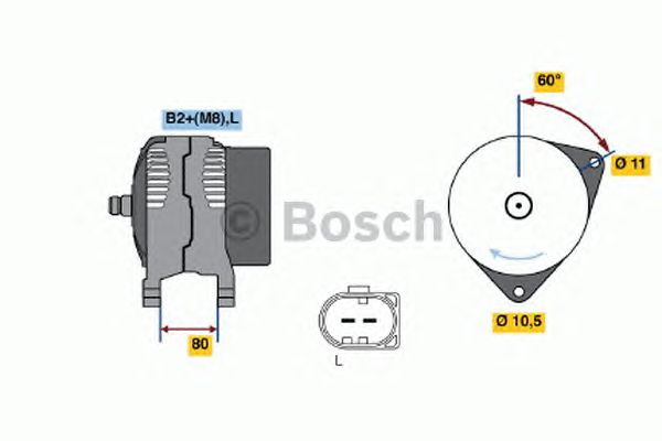 ΔΥΝΑΜΟΣ ΓΙΑ IVECO DAILY 09- BOSCH 0124525064  ΓΝΗΣΙΟΣ ΚΩΔ. 504057813-thumb-4