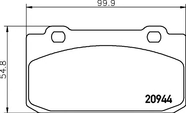 ΤΑΚΑΚΙΑ ΕΜΠΡΟΣ TEXTAR 20944 01 | ALFA ROMEO 33 ( 905_),  '83->'93 | OE: 60778283-thumb-3