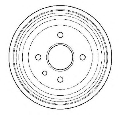 BENDIX ΤΑΜΠΟΥΡΟ OPEL KADETT D , KADETT E , ASTRA F