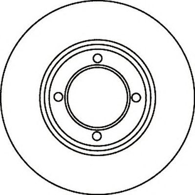 Δισκόπλακα MB081630 MITSUBISHI GALANT MITSUBISHI LANCER MITSUBISHI SAPPORO-thumb-1