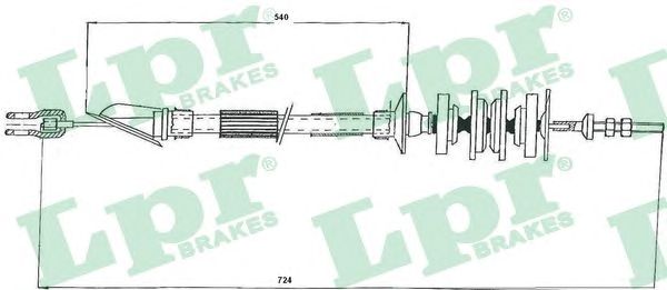 Ντίζα, μηχανισμός συμπλέκτη PEUGEOT 305 II 82 - 90 215057