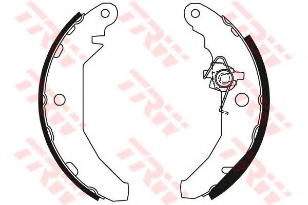 Σετ σιαγόνων φρένων 178X32 FORD FIESTA GS6179