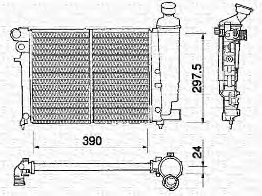Ψυγείο, ψύξη κινητήρα CITROEN SAXO PEUGEOT 106 II (- CLIM.) CODE: BM371