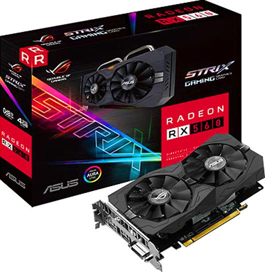Asus Radeon RX 560 4GB Rog Strix Gaming (90YV0AH1-M0NA00)